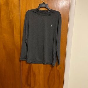 Spyder Active Men’s Crew Neckline Pullover Long Sleeve Sports Wear, Size Small